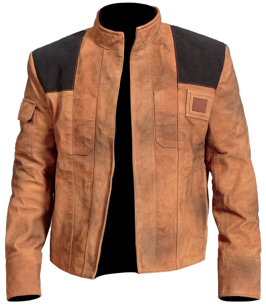 Han Solo Star Jacket, Brown Leather