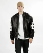 8 Ball Black Leather Jacket