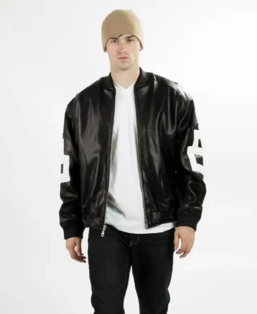 8 Ball Black Leather Jacket