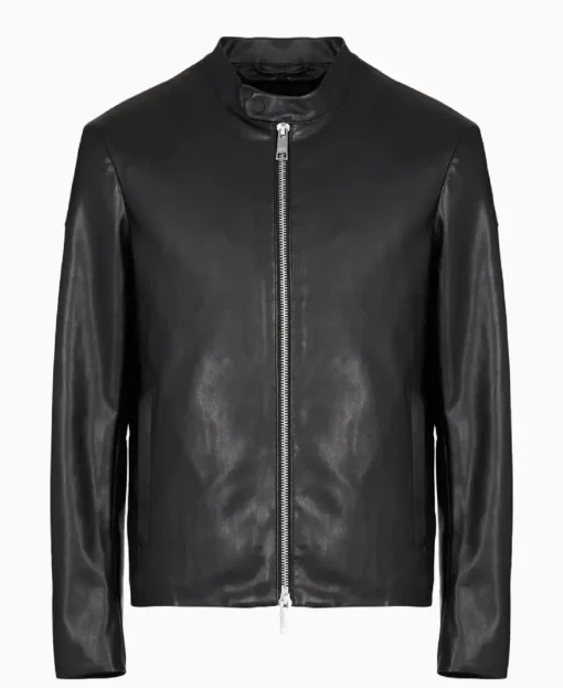 Armani Exchange Leather Jacket
