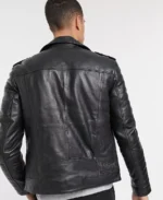 Barneys Biker Leather Jacket