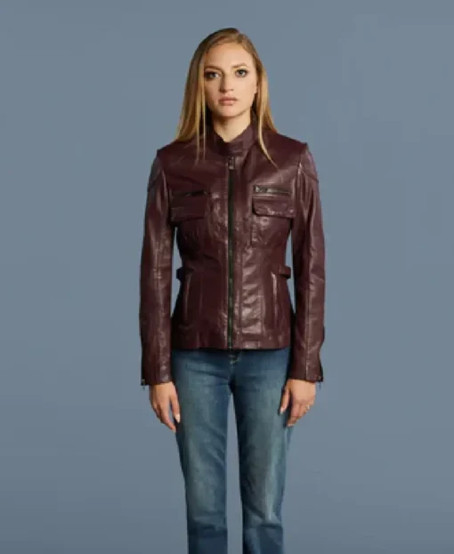 Bod And Christensen Leather Jacket