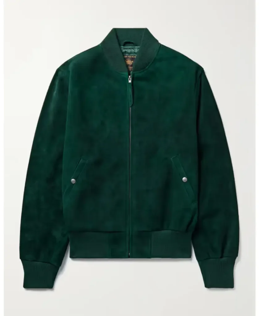 Dark Green Bomber Jacket