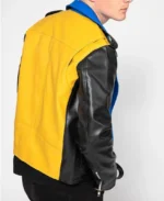 Flexon Color Block Leather Jacket