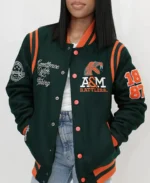 Florida A&M University 1887 Green Varsity Jacket