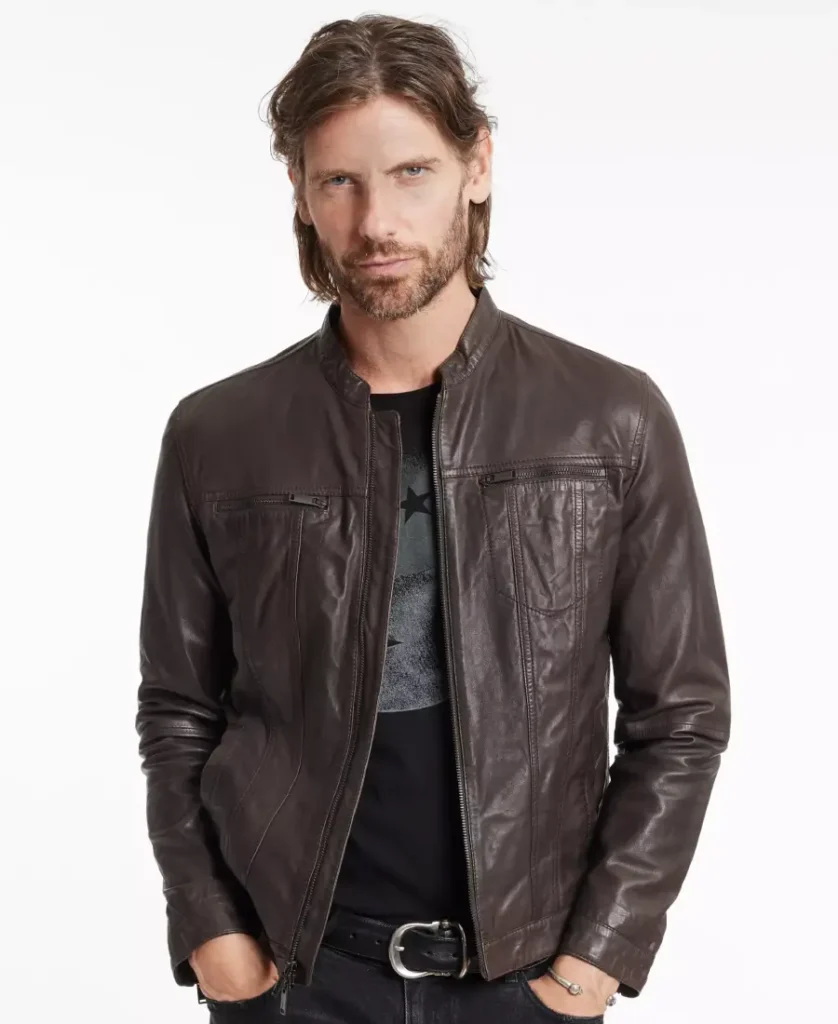 John Varvatos Leather Jacket