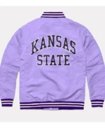 Kansas State Wildcats Lavender Varsity Satin Jacket Buy