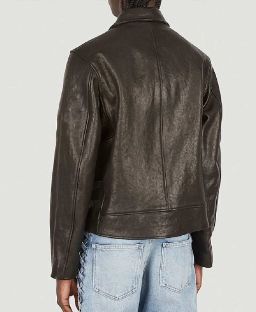 Legacy Demon Black Leather Zip Jacket