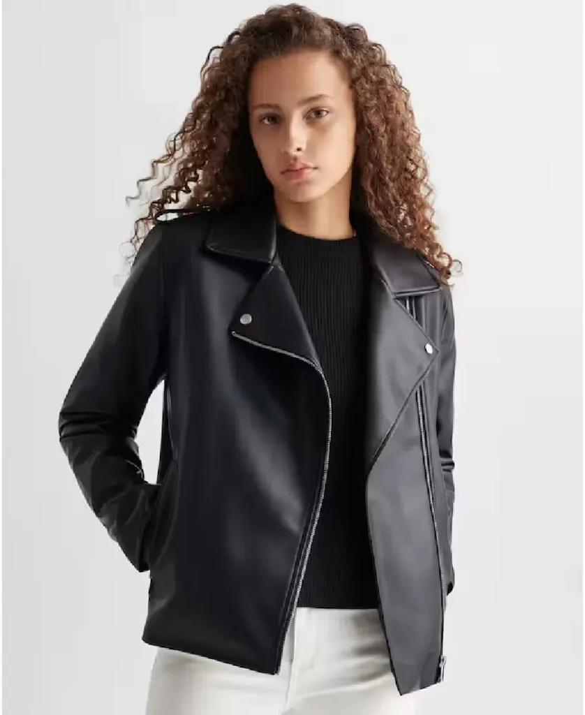 Mango Leather Jacket