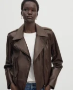 Massimo Dutti Leather Jacket