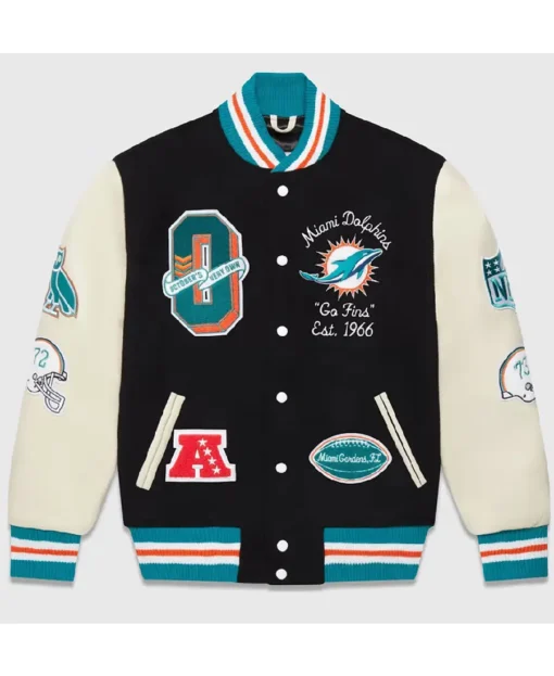 OVO Miami Dolphins Varsity Jacket