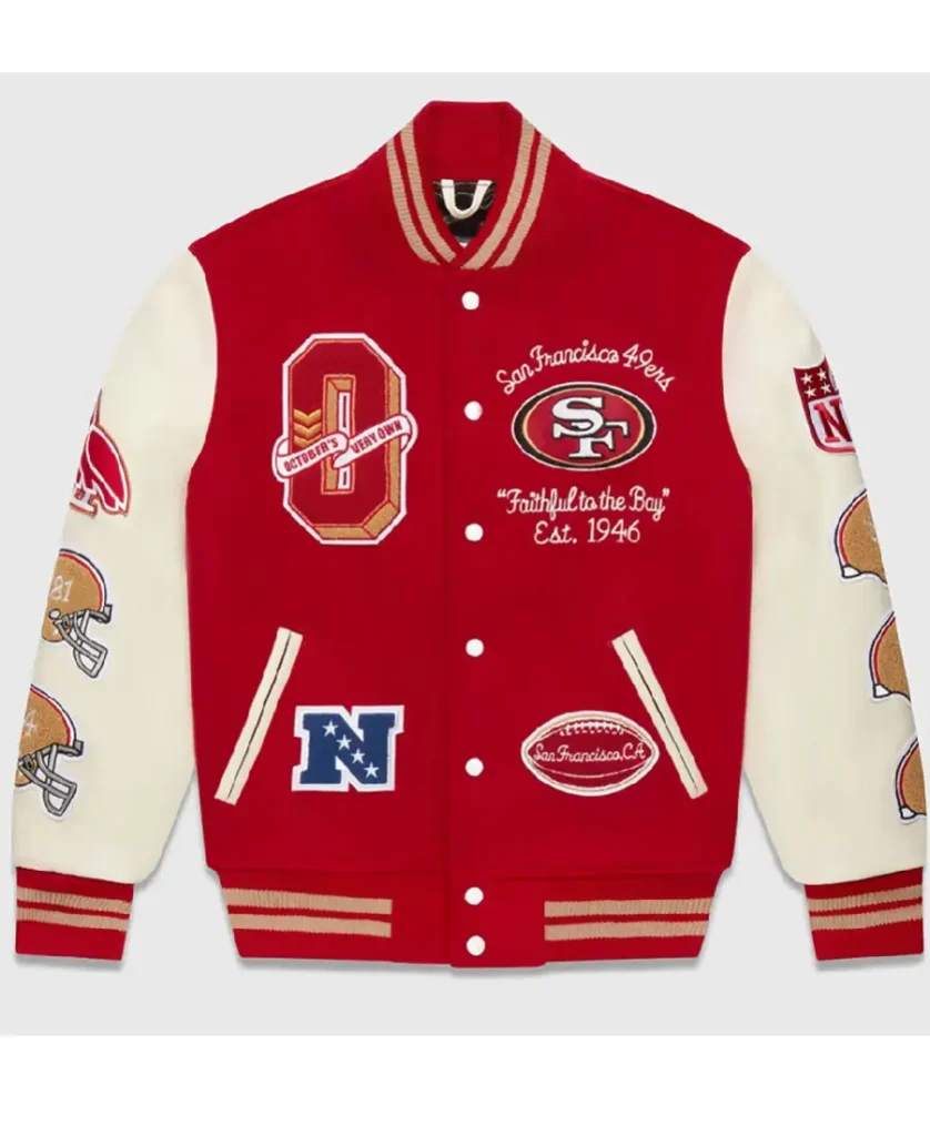 OVO San Francisco 49ers Varsity Jacket