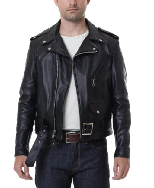 Schott NYC Black Leather Jacket