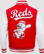 Shop Cincinnati Reds Retro Classic Rib Varsity Jacket