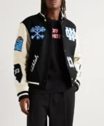 Shop Off White Varsity Jacket