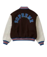 Supreme Brown Varsity Jacket