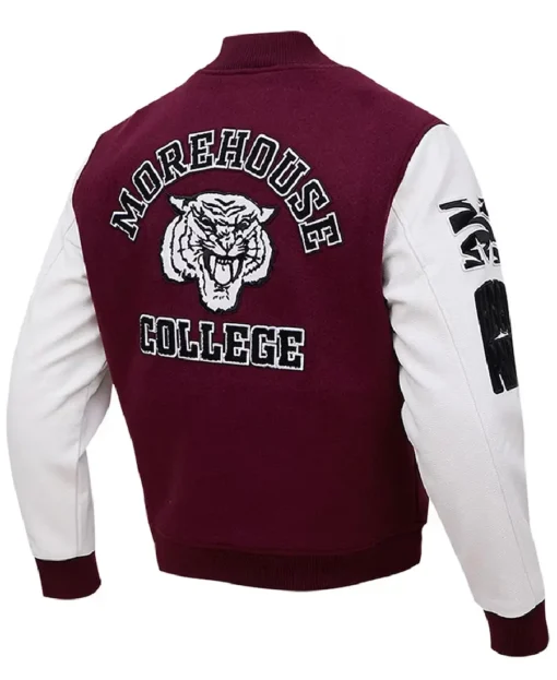 Tigers Morehouse College Varsity Maroon Jacket Men