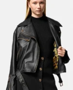 Versace Biker Leather Jacket