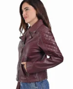 Women Frye Leather Jacket