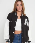 Black And White Varsity Jacket