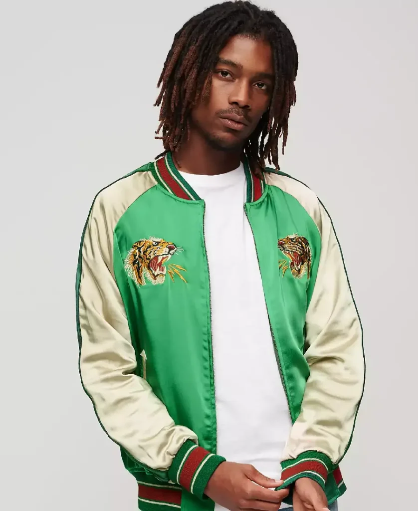 Embroidered Bomber Jacket