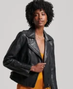 Leather Biker Jacket Women