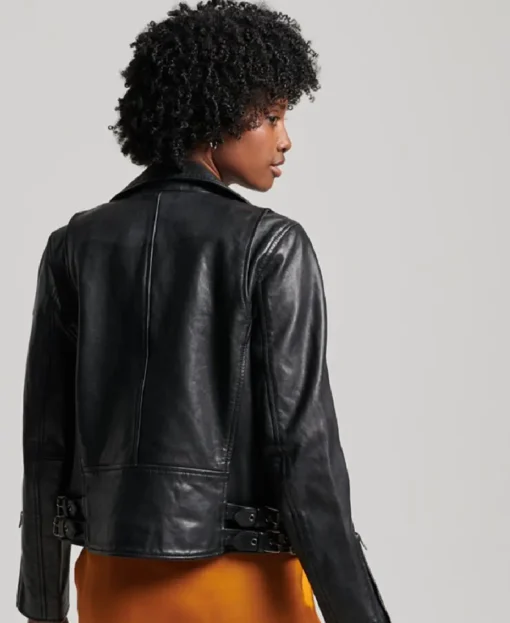 Leather Biker Jacket Women Sale