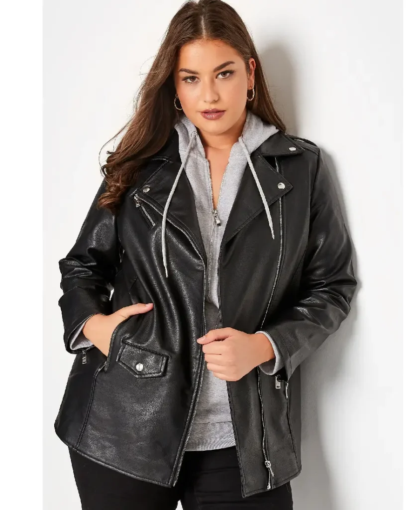 Longline Leather Jacket