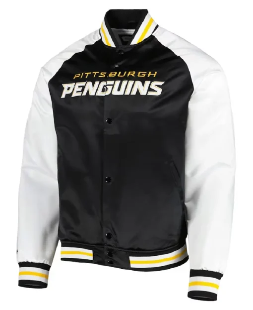 Pittsburgh Penguins Prime Time BlackWhite Jacket