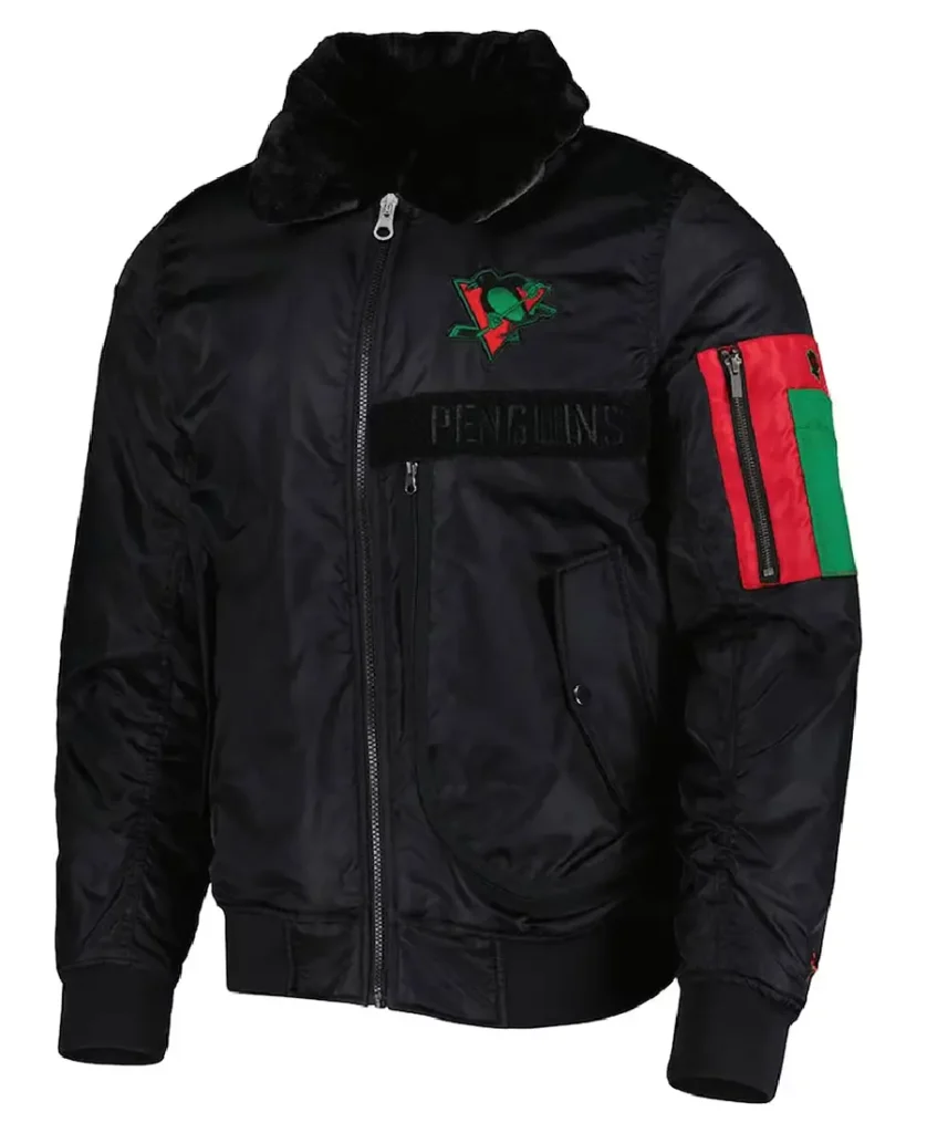 Pittsburgh Penguins Ty Mopkins Black Jacket