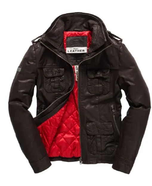 Superdry Brad Leather Jacket