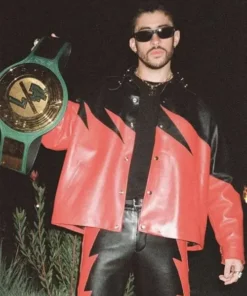 WWE-Bad-Bunny-Kane-Leather-Jacket