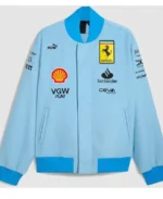 Ferrari Blue Miami Grand Prix Bomber jacket