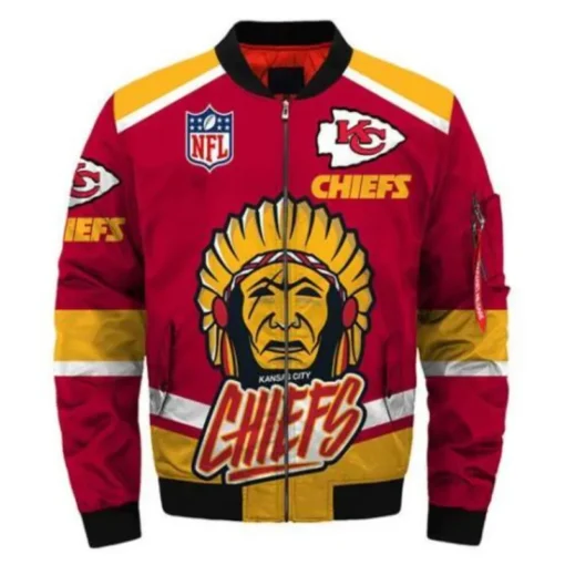 Kansas City Chiefs Printed Bomber Jacket