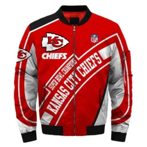 Kansas City Chiefs Red Bomber Jacket