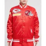 Kansas City Chiefs Red Satin Jacket