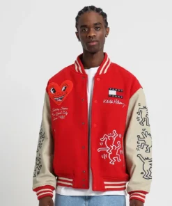 Keith Haring Varsity Jacket