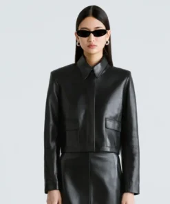Nour Hammour Leather Jacket