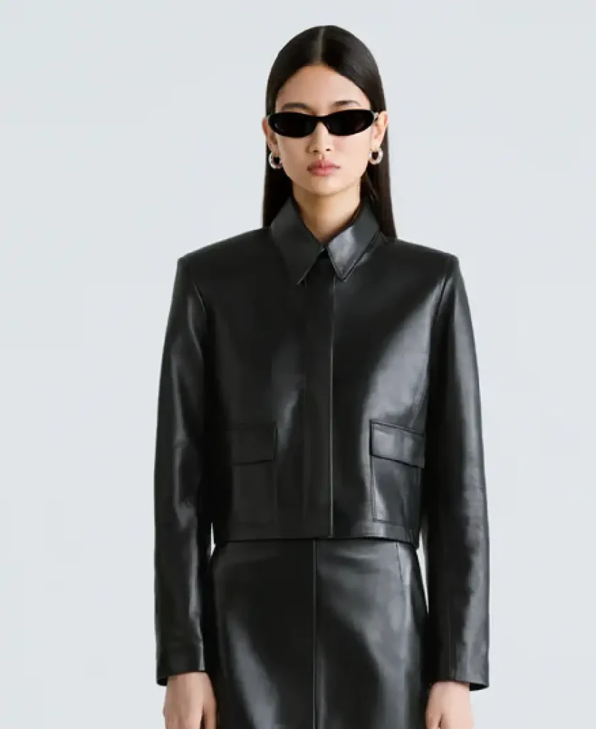 Nour Hammour Leather Jacket