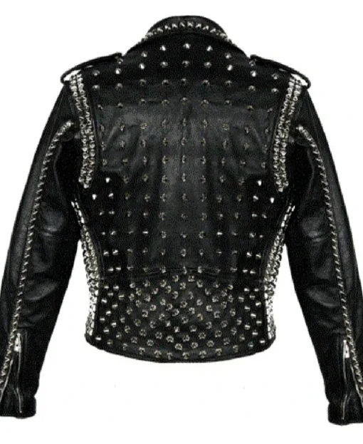 Punk Leather Jacket Men