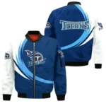 Tennessee Titans Blue Bomber Jacket