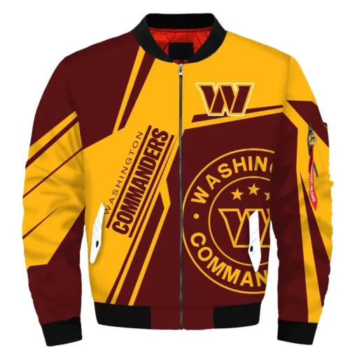 Washington Commanders Bomber Zip Jacket