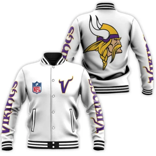 Anthony-B-Minnesota-Vikings-White-Wool-Varsity-Jacket