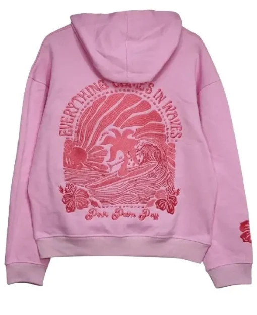 Pink-Palm-Puff-Hoodie