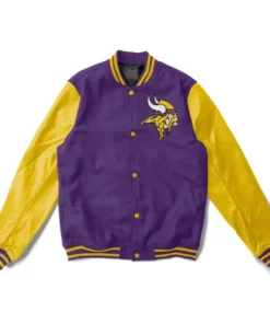 Primeaux Minnesota Vikings Varsity Jacket