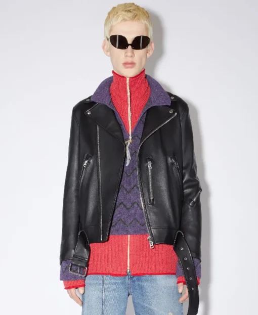 Acne Studios Leather Jacket front