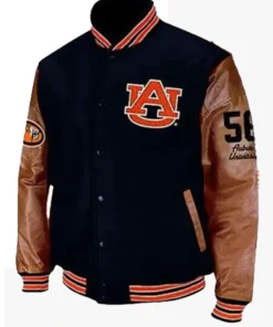 Auburn Vintage Varsity Jacket front