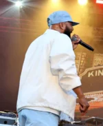 Common NYC Concert White Jacket back