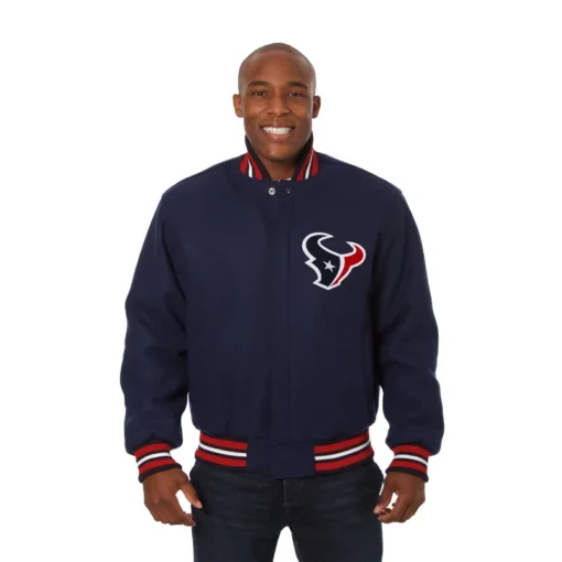 Corcoran-Houston-Texans-Wool-Varsity-Jacket