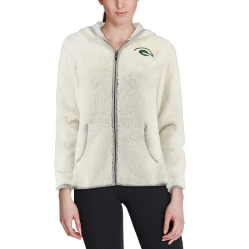 Cream-Green-Bay-Packers-Time-Honored-Zip-Fleece-Hoodie